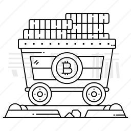 A miner inspecting a mining rig inside a large mining farm