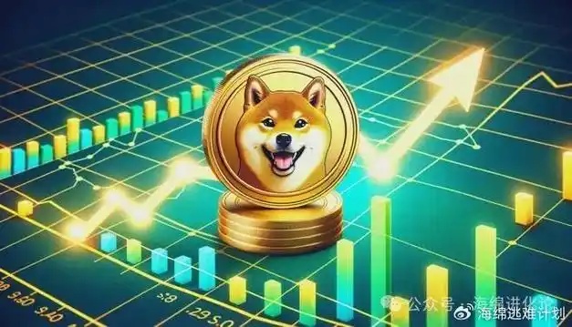 A vibrant illustration of a Dogecoin mining setup, highlighting the fun and community aspects of DOGE mining